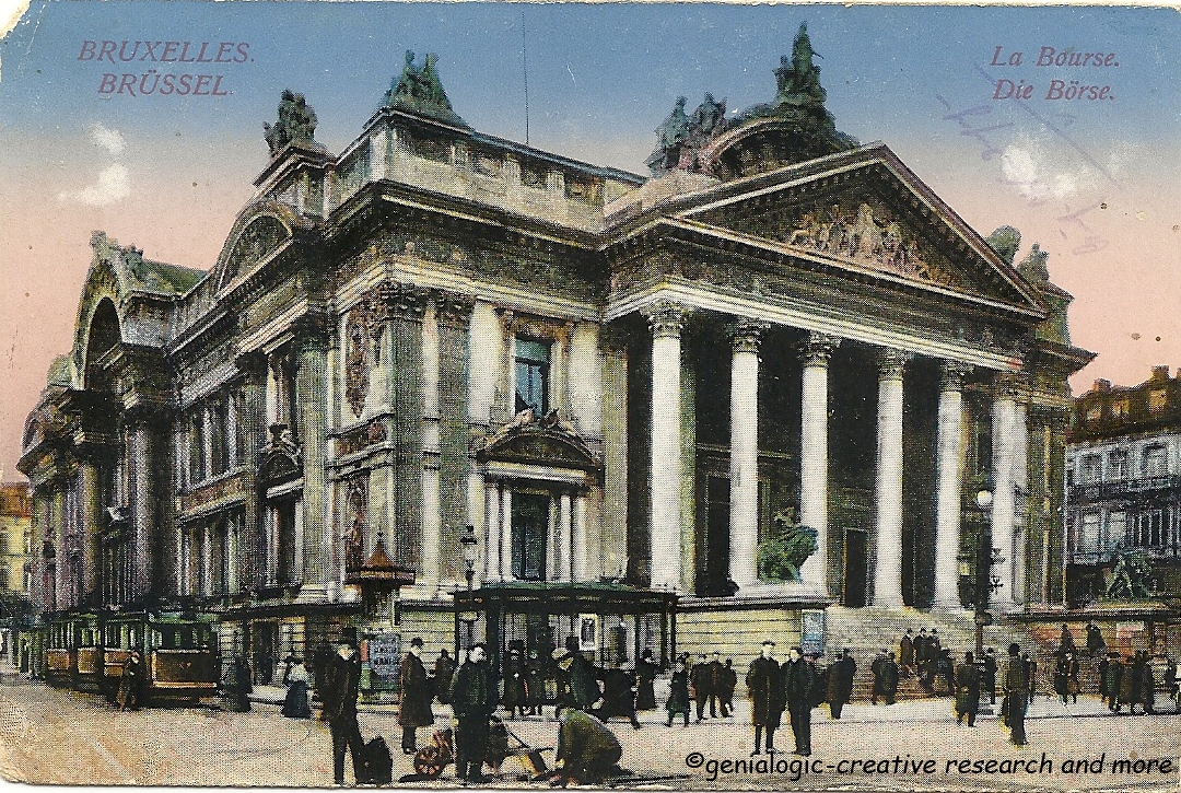 Genialogic Belgien Historische Bilder Und Ansichtskarten Kategorie Brussel Historische Ansichtskarten