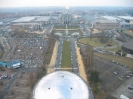 Blick vom Atomium auf den Heyzel,Brüssel, 24.03.2006