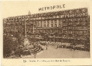 Place de Brouckère et Hôtel Métropole, Bruxelles, carte postale historique