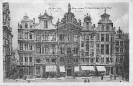 Maison des Tailleurs et de Victor Hugo, Bruxelles, carte postale historique, 1914