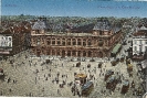 Place Rogier et gare du Nord, Bruxelles - Feldpostkarte nach Brüssel, 1916 