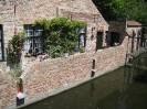 Beginenhof Ten Wijngaerde, Brügge - Mauer an der Pforte an der Sasbrug 