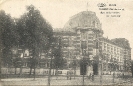 Mons, Institut commercial des Industriels du Hainaut, carte postale historique 
