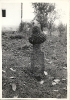 Grabstein in Bulgarien, historische Fotografie