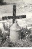 Holzkreuz, Friedhof in Bulgarien, historische Fotografie, 1960-1970