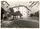 Kleines Wohnhaus aus Stein, Bulgarien, historische Fotografie 1960-1970