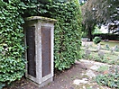 Kriegsgräber und Gedenksäulen der Toten und Vermissten 1914-1918, evangelischer Friedhof, Biberach an der Riß 