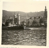 Heidelberg, am Neckarufer bei der alten Brücke, 08.08.1953