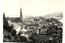 Blick über Bad Tölz, Bayern, links die Stadtpfarrkirche, um 1938
