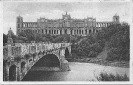 Maximiliansbrücke und Maximilianeum, München, historische Ansichtskarte 