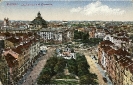 Justizpalast und Karlsplatz, München, historische Ansichtskarte