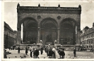 Feldherrnhalle, München, historische Ansichtskarte 1933
