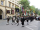 Schützenbezirk München mit Fahnenblock - Trachten-und Schützenzug, Oktoberfest, München-2015 