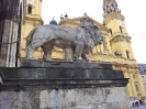Odeonsplatz, München, Löwe an der Feldherrnhalle, 08.01.2013