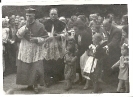 Firmung, Kardinal Faulhaber am Tegernsee, historische Fotografie, um 1938