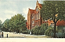 Eissendorfer-Strasse mit Real Gymnasium, Harburg-Hamburg - historische Ansichtskarte 1903