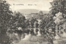 Schloß vom Lac, Wilhelmshöhe, historische Ansichtskarte 1898