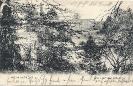 Schloß in Wilhelmshöhe, historische Ansichtskarte 1906 an Herrn Meyer, Stadtbaumeister, Kahla in Thüringen (Verleger Reinicke & Rubin, Magdeburg, 1904)
