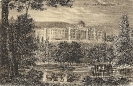 Schloß Wilhelmshöhe ende de 18. Jahrhundert, historische Ansichtskarte, Kunstverlagsanstalt Bruno Hansmann, Cassel  