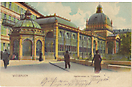 Kochbrunnen mit Trinkhalle, Wiesbaden, 1903 - historische Ansichtskarte