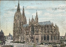 Dom, Köln, historische Reliefkarte 
