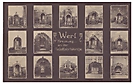 Kreuzweg an der Wallfahrtskirche, Werl, historische Postkarte