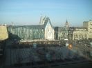 Augustusplatz, Leipzig - Blick auf die Universitätsaula und Neubau der ehemaligen Paulinerkirche