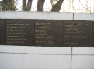 Gedenkstätte der alten Synagoge von Leipzig in der Gottschedstraße, Bronzetafel mit Text in deutscher Sprache, 2008