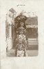 Familie in Leipzig Kleinzschocher, historische Fotografie als Postkarte Konzipiert