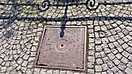 Schloßberg, Gotha - Schachtdeckel (Gullideckel) 