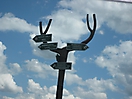 Wegweiser, Schmiedebach (Lehesten), Thüringen