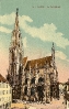 Cathédrale, Thann(Alsace),  carte postale historique  