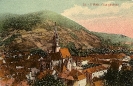 Vue générale, Thann (Alsace),  carte postale historique