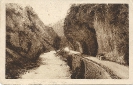 Vallée de l'Aude, défilé de la Pierre-Lys, carte postale historique 1931