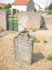 Cimetière juif, pierre avec écriture hébraique, Louvigny, 2006 