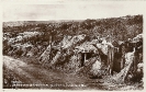 Verdun, carte postale historique, emplacement de batteries surplomante le Ravin de la Mort 
