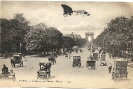 Champs Elysées, Paris, carte postale historique 