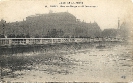 Pont au Change, Crue de la Seine, Paris, carte postale historique, 1910