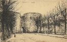 Coucy-le-Château-Affrique, la porte de Laon, carte postale historique, occupation allemande, Feldpost 1917 