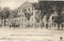 Vue intérieure de la Caserne Tréville, 57e Infanterie, carte postale historique, 1916, collection Ch. Giambasi