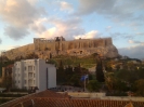 Akropolismuseum, Blick auf die Athener Akropolis (November 2009)