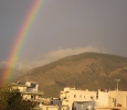 Regenbogen über Glyfada bei Athen, 25.03.2009 