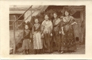 Familie in Elsaß, historische Fotografie 1916