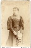 Atelierfoto von Otto Schülke, Mönchengladbach - historisches Frauenporträt 