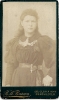 Cabinet Picture from R.W.Barnes, Manchester - historical woman's portrait
