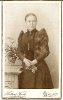 Atelierfoto von Hubert Koch, Photograph in Kevelaer - historisches Frauenporträt