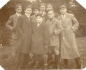Klassenfoto - 4.Klasse Realschule in Wasserburg, historische Fotografie