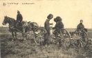 Armee belge, Mitrailleuse attelée, Feldpostkarte 1915 