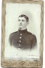 Mann in Uniform, Historische Fotografie, P. Goetschke, Ecke Jägerstraße/Charlottenstraße, Potsdam