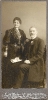 Porträt eines Ehepaares, Atelier Adolf Walter, Schweidnitz, Feldstr. 2 - Historische Fotografie
